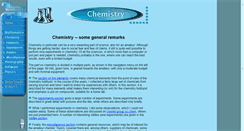 Desktop Screenshot of chem.homescience.net