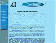 Tablet Screenshot of chem.homescience.net